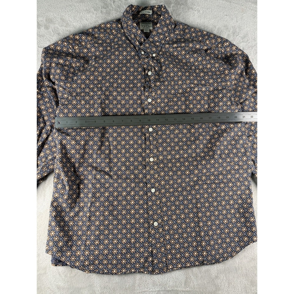 J.CREW Men's Flex Wash Dress‎ Shirt Slim Long Sleeve Size XL - Picture 7 of 15